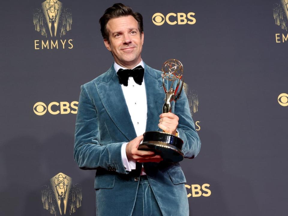 Jason Sudeikis at the Emmys (Rich Fury/Getty Images)