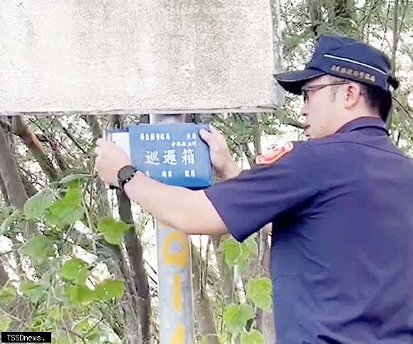 警方已在高樹鄉廣福大橋旁防汛道路設置巡邏箱，遏阻尬車歪風。