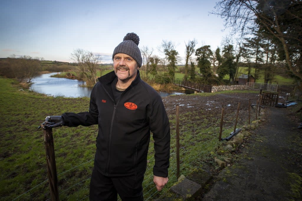 Robert Maxwell took part in the Walk of Hope (Liam McBurney/PA) (PA Wire)