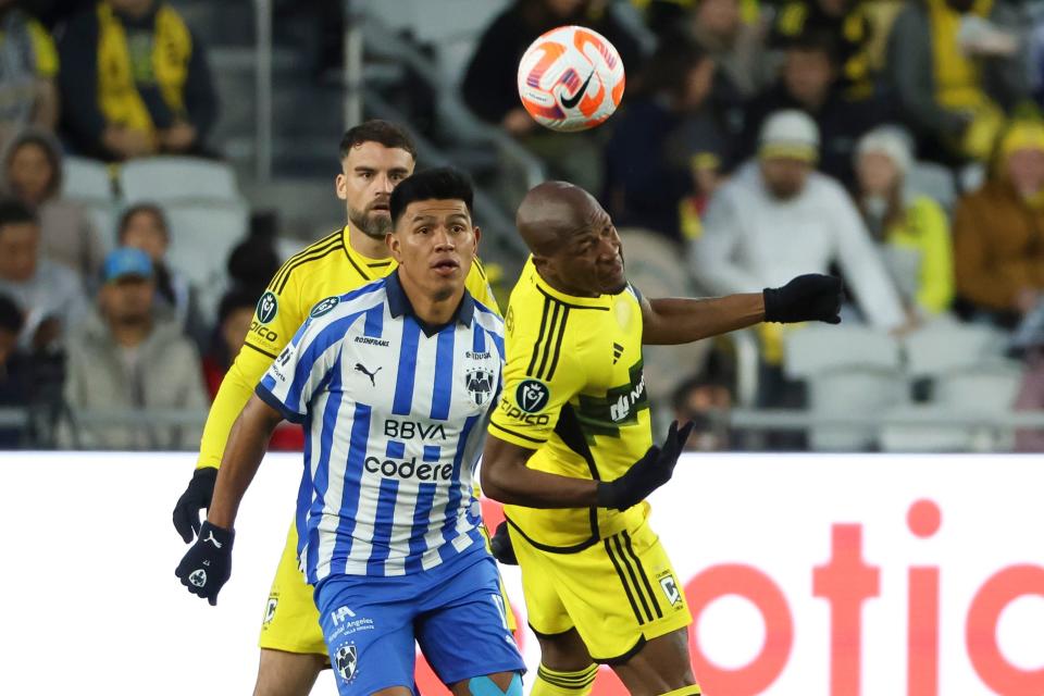Crew midfielder Darlington Nagbe, right, and his teammates earned a spot in the Champions Cup final by beating Liga MX opponent CF Monterrey.