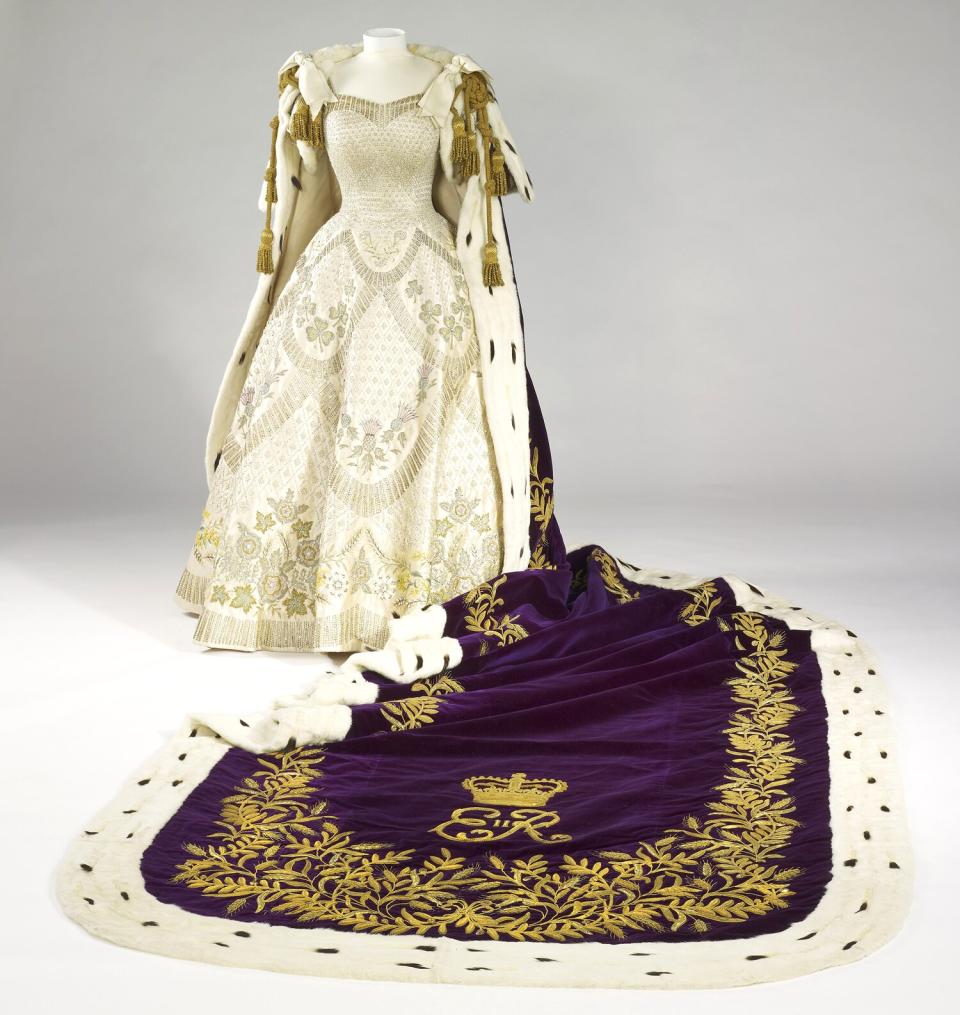 Her Majesty The Queen’s jewellery to feature in Platinum Jubilee displays at the Official Royal Residences - Her Majesty The Queen’s Coronation Dress, designed by Sir Norman Hartnell, and Coronation Robe by Ede &amp; Ravenscroft, 1953