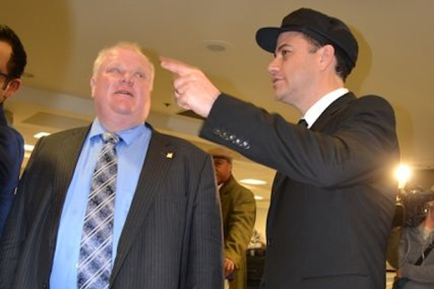 Toronto Mayor Rob Ford Gets Limo Ride From Jimmy Kimmel, Will Attend the Oscars