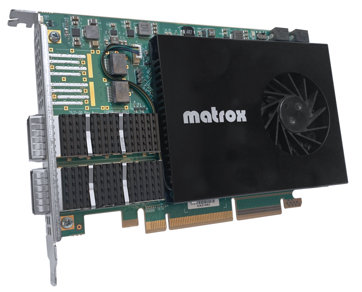  The New-Generation Matrox DSX LE6 100GbE Card. 