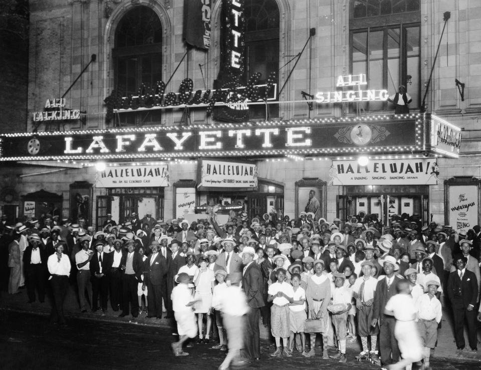 Lafayette Theatre in Harlem in New York City in 1929.