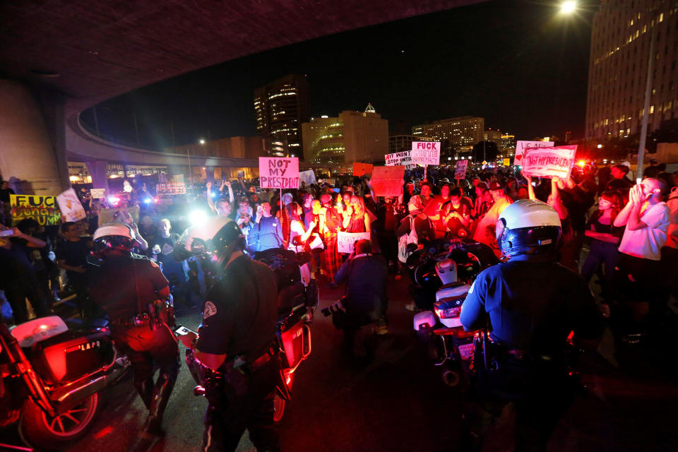 Protests after Donald Trump’s victory