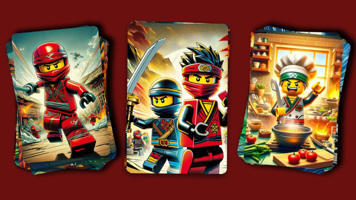  LEGO ai generated Ninjago art. 