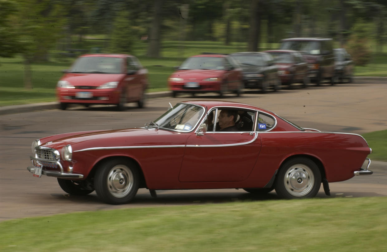 The Volvo P1800 is the classic car that has increased most in value over the last decade, according to a study. Photo: David Brewster/Star Tribune via Getty Images