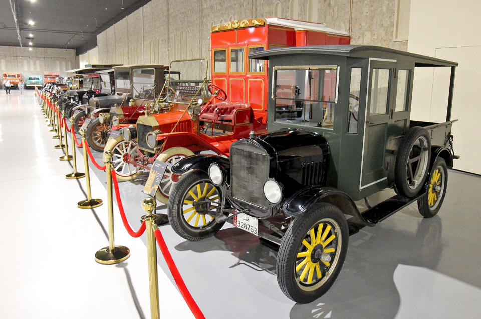 <p>Sheikh Faisal clearly has a love of Ford Model Ts, because there's a line of almost two dozen of them in the collection, encompassing everything from cars and delivery trucks to a wrecker. Most of them are in used – rather than pristine – condition.</p>