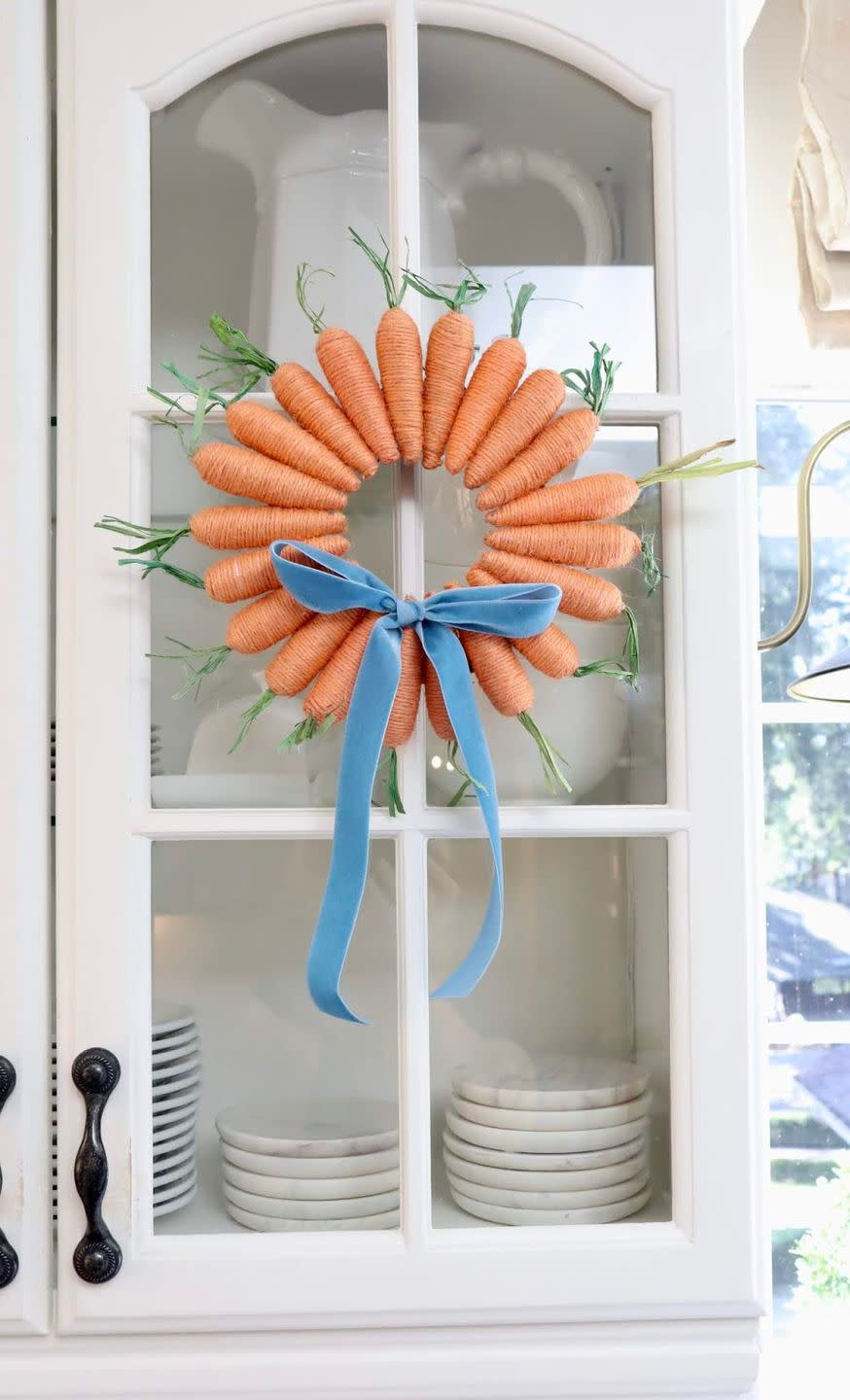 twine carrots easter wreath