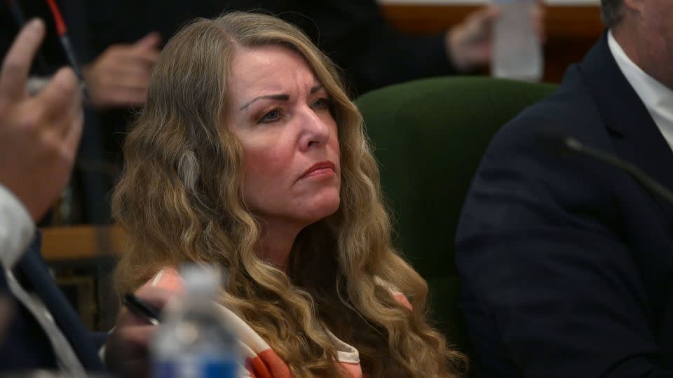 Lori Vallow Daybell sits during her sentencing hearing at the Fremont County Courthouse in St. Anthony, Idaho, Monday, July 31, 2023. - Tony Blakeslee/Pool/East Idaho News