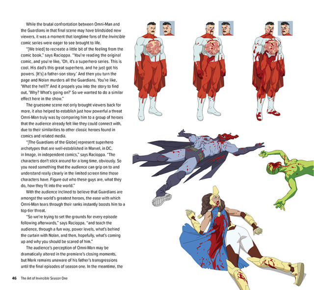 The Art of Invincible Season 1 Preview Revealed