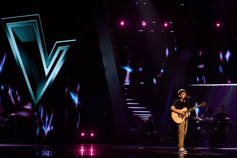 Jarlaith Mervyn on ITV's The Voice Kids