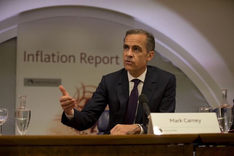 現任英格蘭銀行總裁卡尼（Mark Carney）。（美聯社）