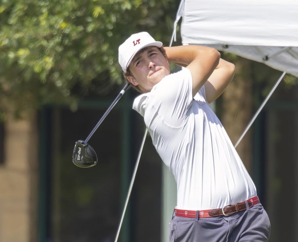 Lake Travis junior Jack Watters, competing at the UIL state golf championships in Georgetown on Monday, has pledged to play at UC-Santa Barbara after he graduates.  He was a BMX state champion when he was younger.