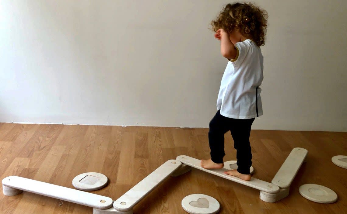 Stepping Stones and Balance Beam Set