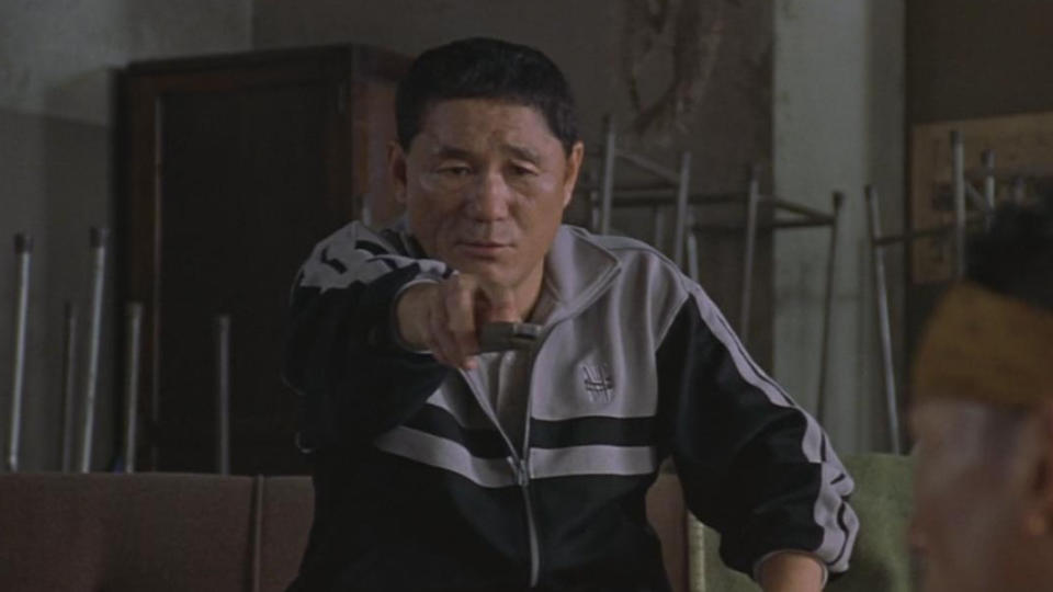 Takeshi Kitano in 'Battle Royale'. (Credit: Toei Company)