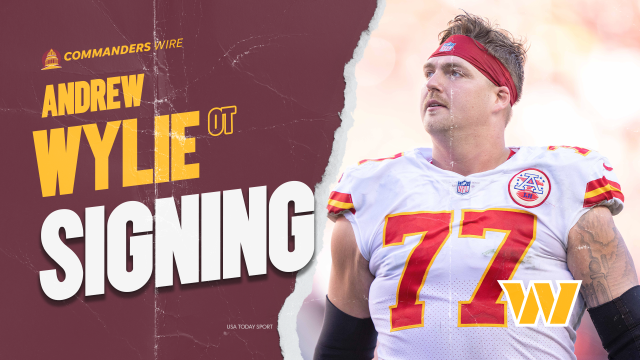 Commanders agree to terms with Chiefs OL Andrew Wylie