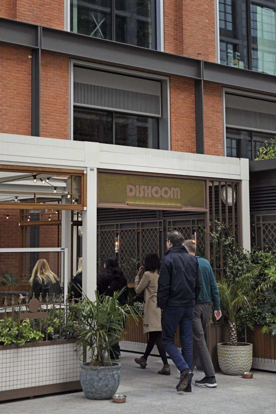 Dishoom on Water Street is Conway’s favourite (Daniel Lynch)