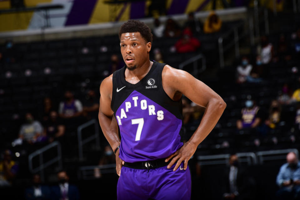 Kyle Lowry laid out what factors will play into his upcoming free-agency decision at his year-end press conference on Tuesday. (Getty)