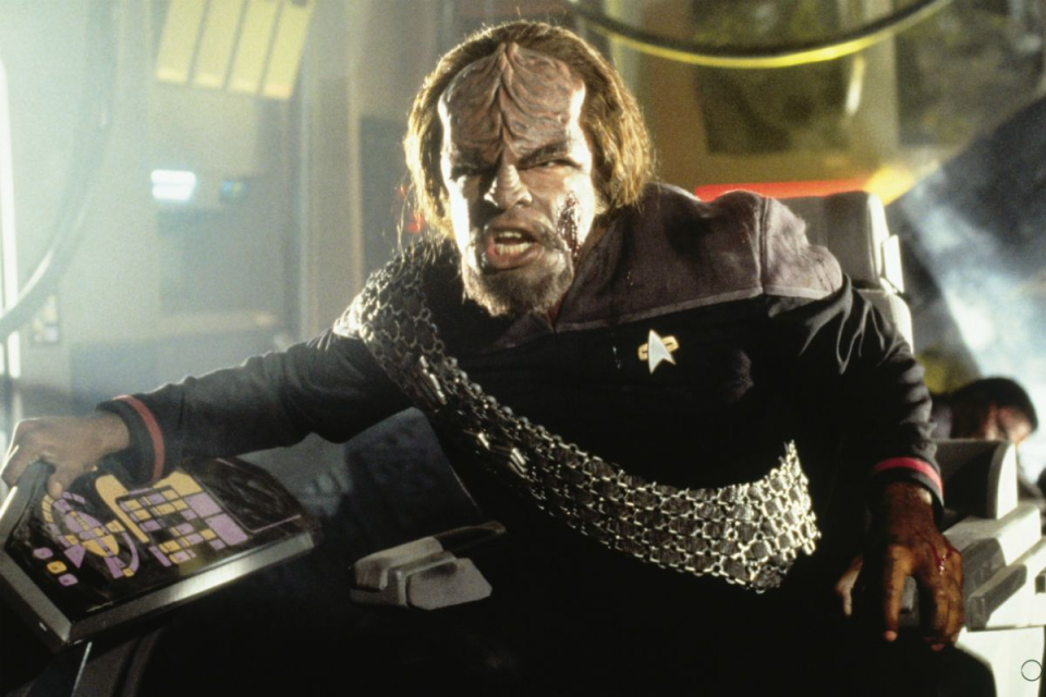 Michael Dorn, quien interpreta a Worf en Star Trek: la nueva generación.