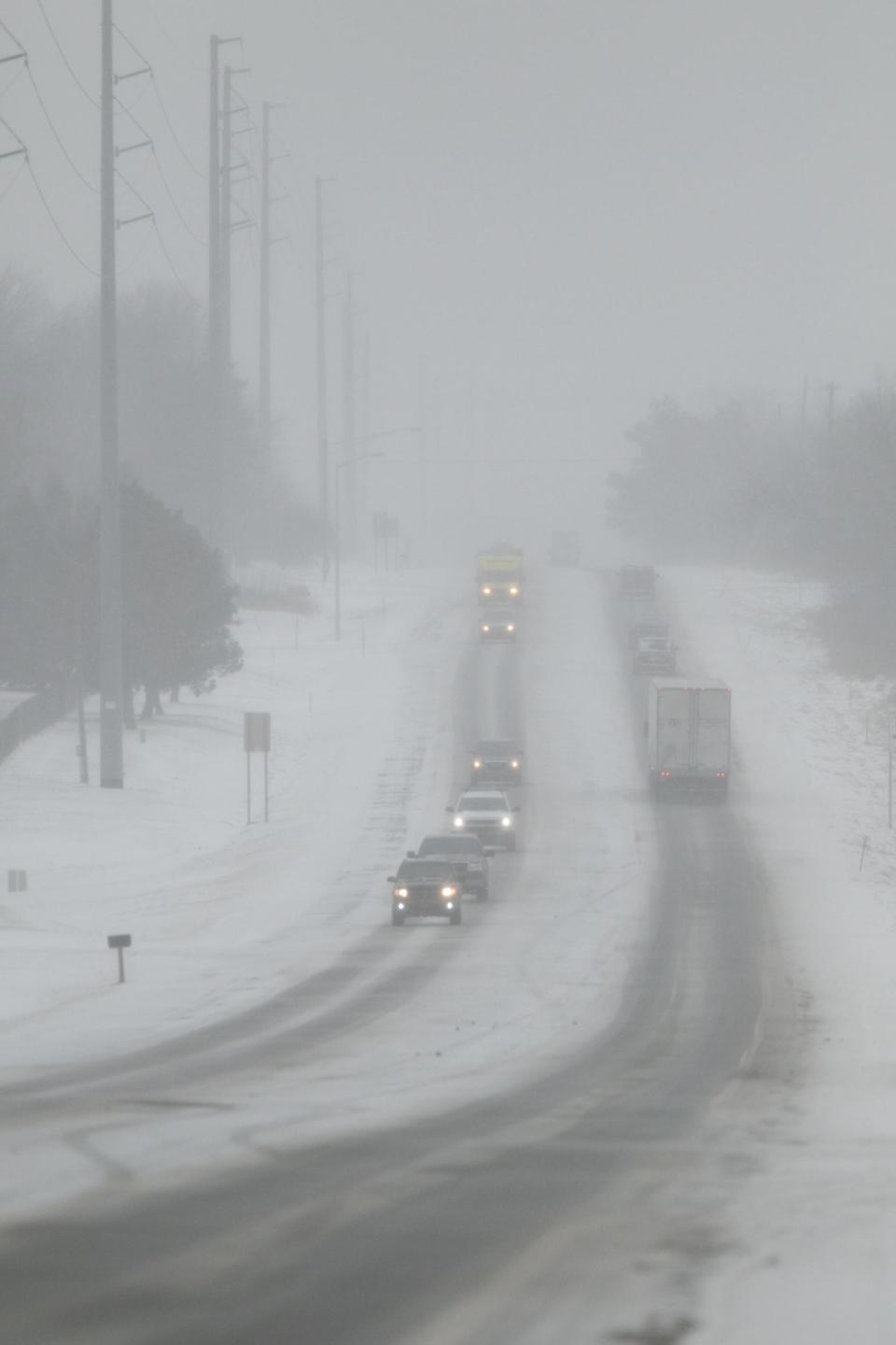 Visibility can be an issue when winter weather hits. Law enforcement officials have one message for drivers: slow down.