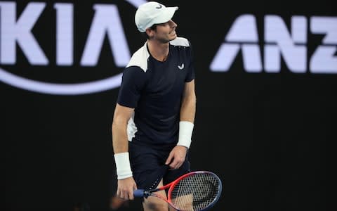 Tennis - Australian Open - First Round - Melbourne Arena, Melbourne, Australia, January 14, 2019. Britain's Andy Murray reacts during the match against Spain's Roberto Bautista Agut - Credit: REUTERS