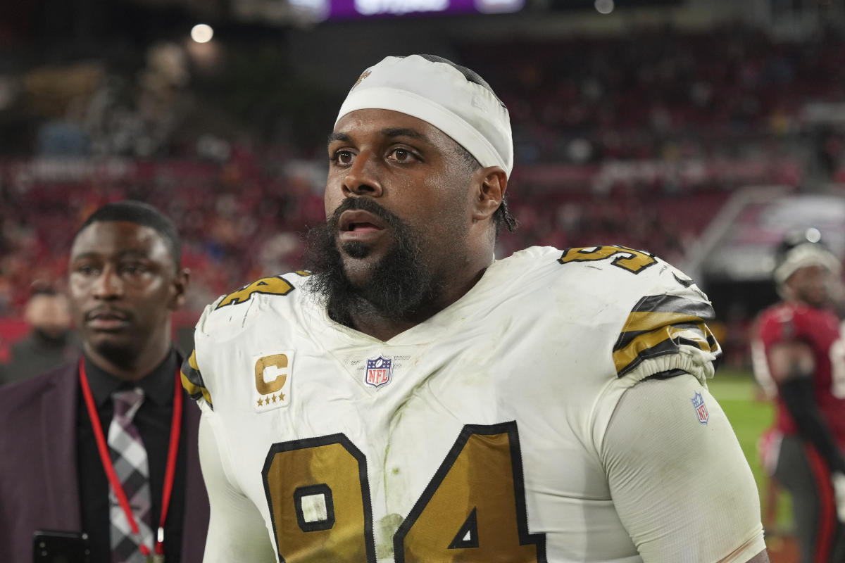 Cameron Jordan out for 1st time with injury in 186-game Saints career