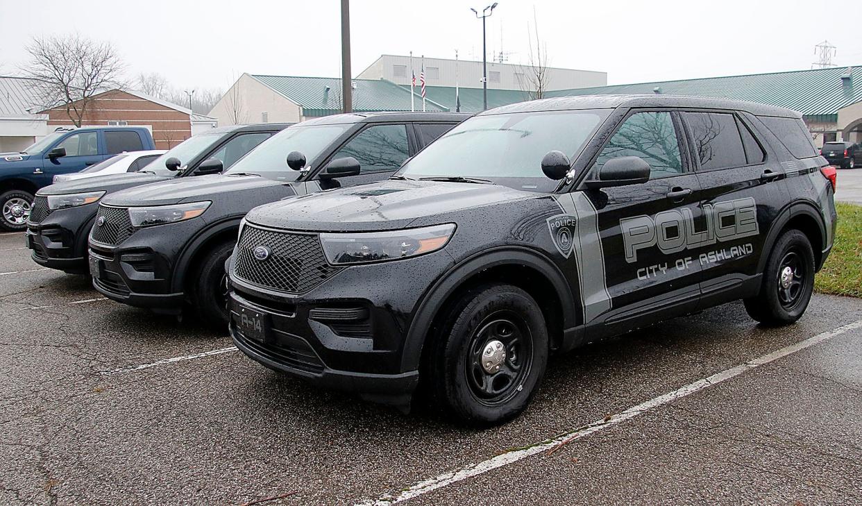 Ashland Police Division received three new cruisers recently. The vehicles will be road ready after the installation of light packages and some internal equipment.