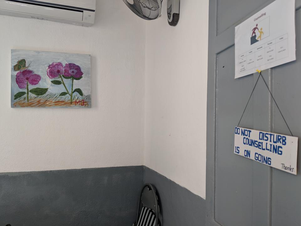 A counselling room at HOME's shelter, which is at an undisclosed location. (PHOTO: Wong Casandra/Yahoo News Singapore)