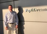 Patrick Reid, President and CEO of PeptiDream Inc, poses for a photograph at the company headquarters in Kawasaki, Japan