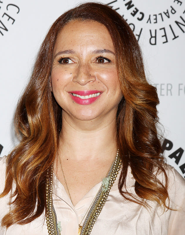 <b>Maya Rudolph</b><br><br> <b>Date of birth:</b> 27 July 1972<br> <b>CV:</b> ‘Bridesmaids’, ‘Saturday Night Live’<br> <b>Best known for: </b> Emptying her bowels in the middle of the street whilst wearing a wedding dress in ‘Bridesmaids’. <br> <b> Did you know?</b> Was the keyboardist and singer for The Rentals, founded by the ex-bassist from Weezer. <br>