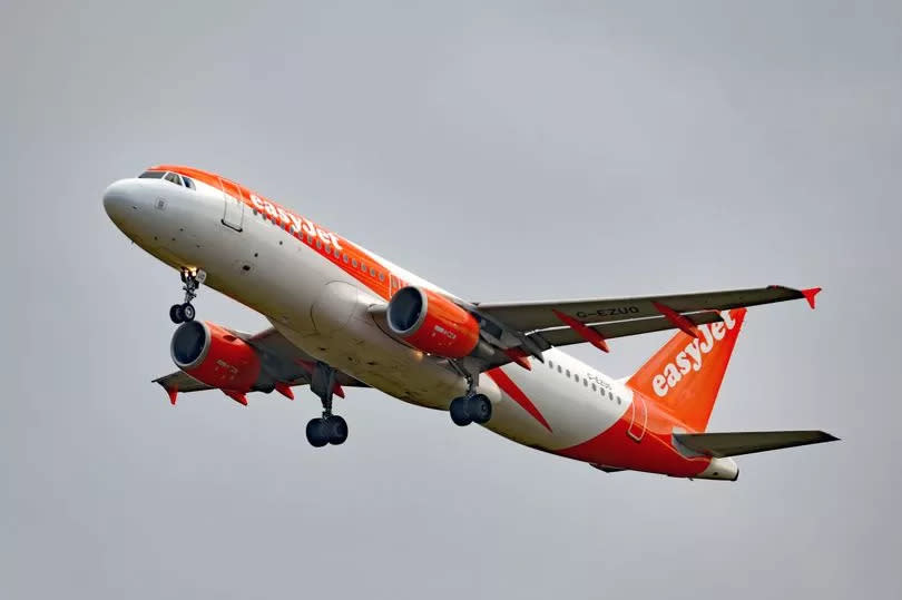 An easyJet plane