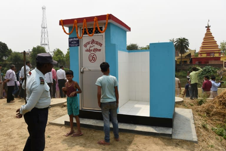 The Indian government says it has built more than 86 million toilets across the country of 1.25 billion people since October 2014