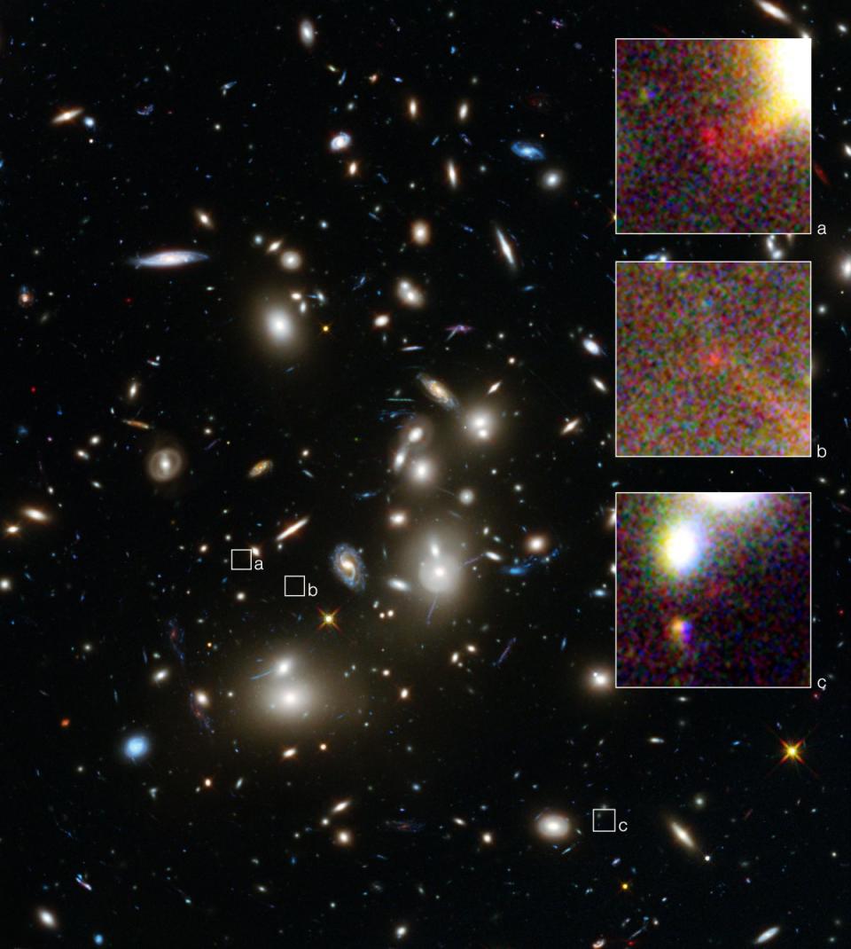 hubble distant faint galaxy