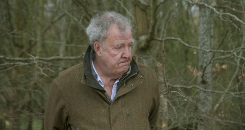 Jeremy Clarkson was overcome with emotion when he made the difficult decision on Clarkson's Farm. (Prime Video grab)