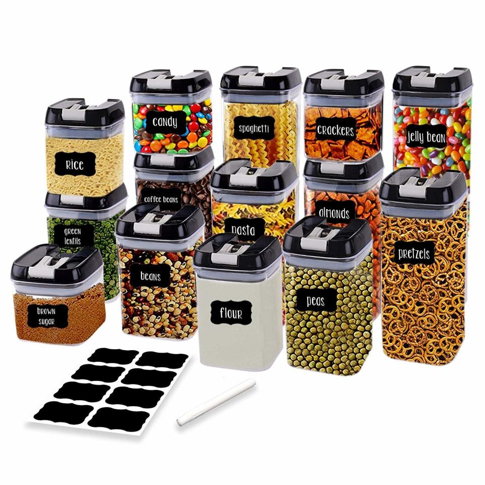 <strong><a href="https://www.amazon.com/Airtight-Containers-Organization-Simply-Chalkboard/dp/B07K4S6JFC/ref=sr_1_6?thehuffingtop-20" target="_blank" rel="noopener noreferrer">Find this set for $72 on Amazon</a>.﻿</strong>