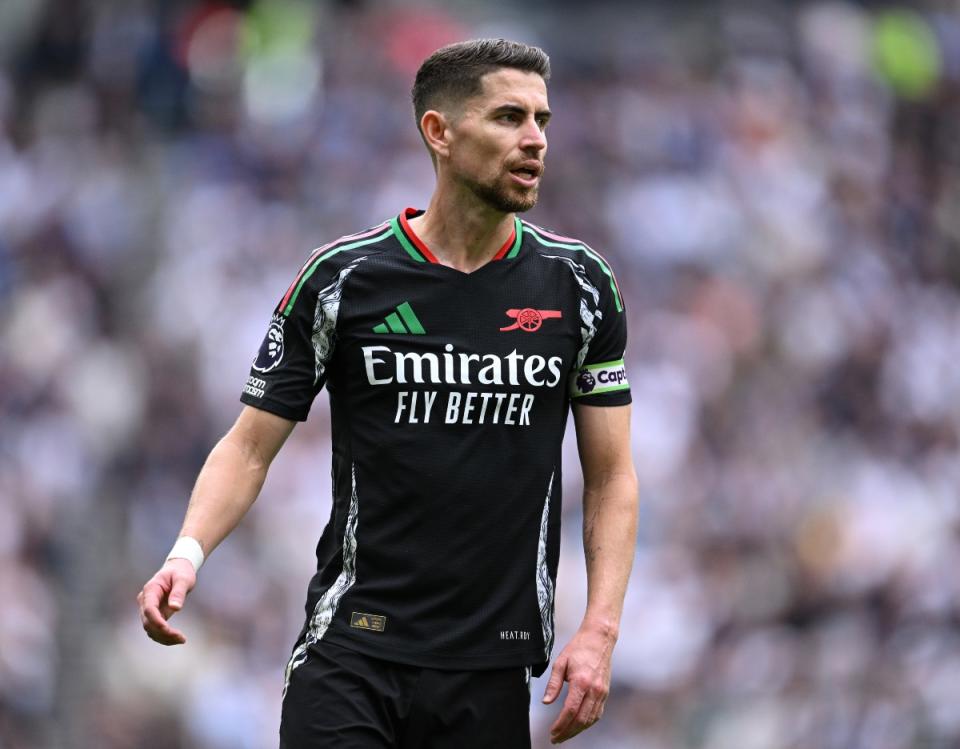 Arsenal’s Jorginho has interest from Saudi Arabia (Photo by Justin Setterfield/Getty Images)