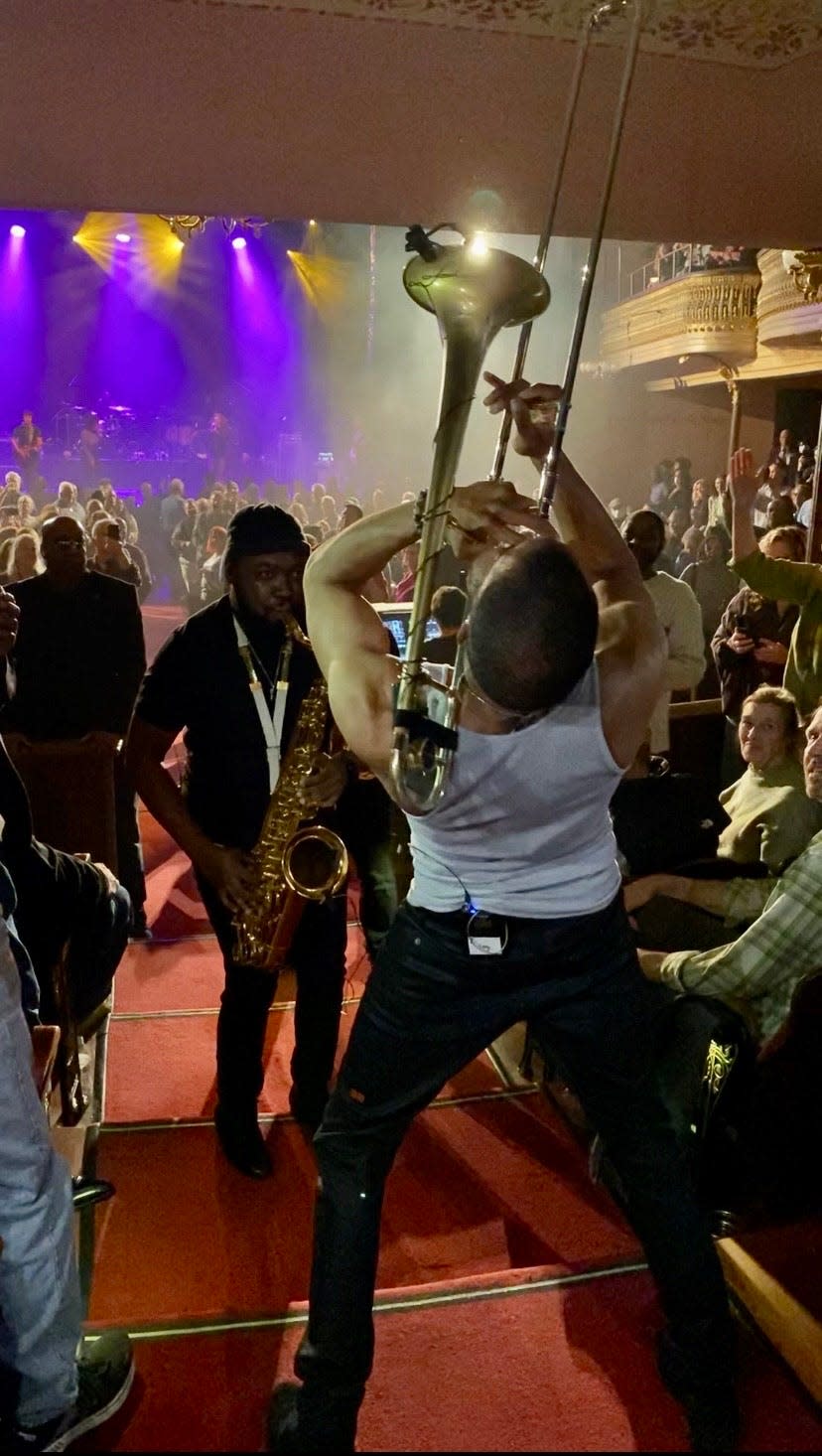 Trombone Shorty & Orleans Avenue perform at The Grand in Wilmington earlier this month.