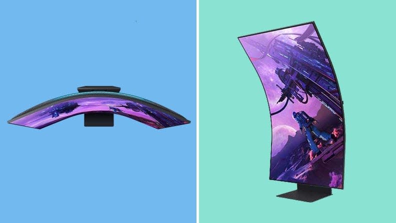Best gifts for men: Samsung Odyssey Ark curved gaming screen