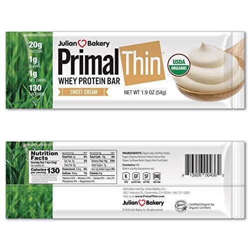 9) Primal Thin Protein Bars