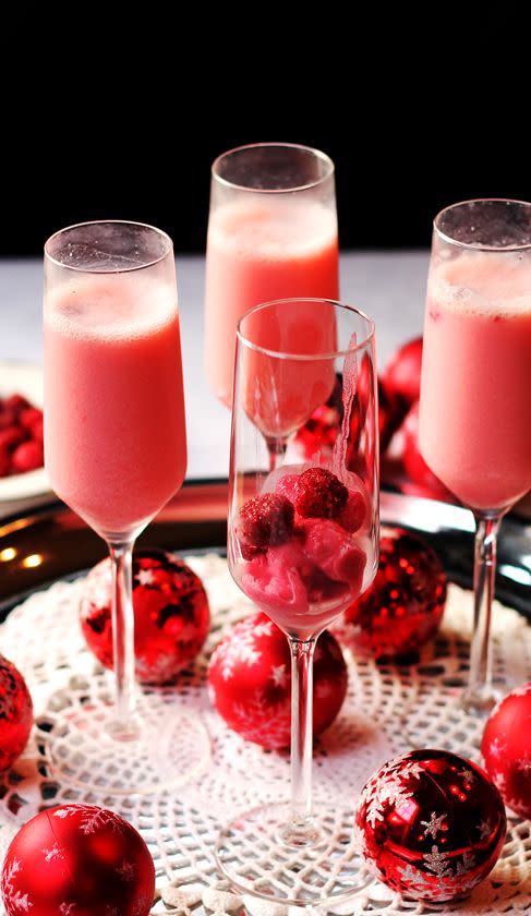 Raspberry Cream Mimosa