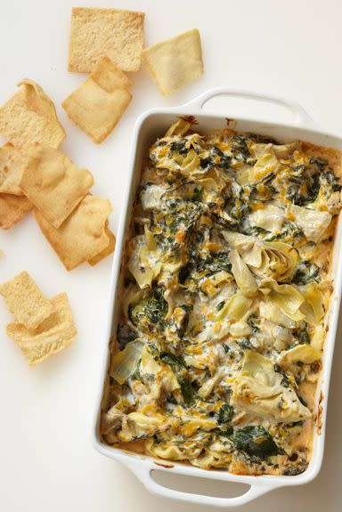 Three-Cheese Artichoke Dip