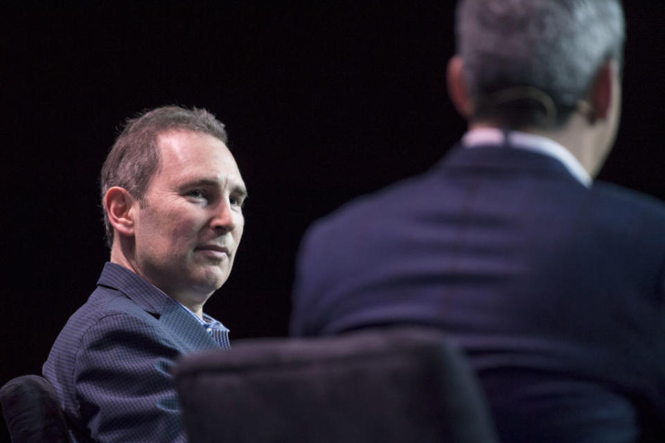 Andy Jassy, chief executive officer of Amazon Web Services. (Photographer: David Paul Morris/Bloomberg)