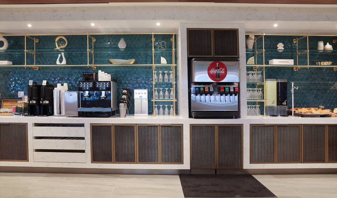 Need a drink at the Delta Sky Club? It’s ready to serve.