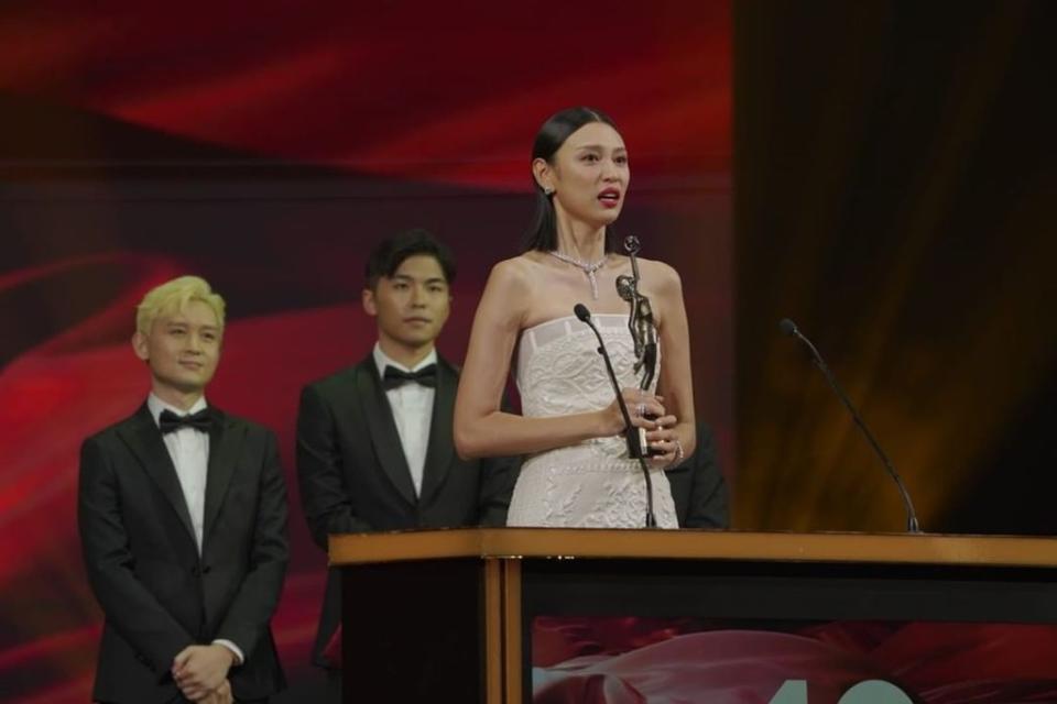 「梅艷芳」王丹妮獲最佳新演員。圖/翻攝自香港電影金像獎FB