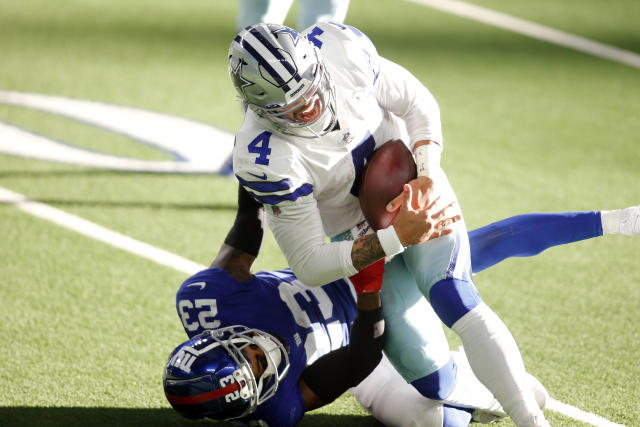 Giants fall to Cowboys amid Dak Prescott injury