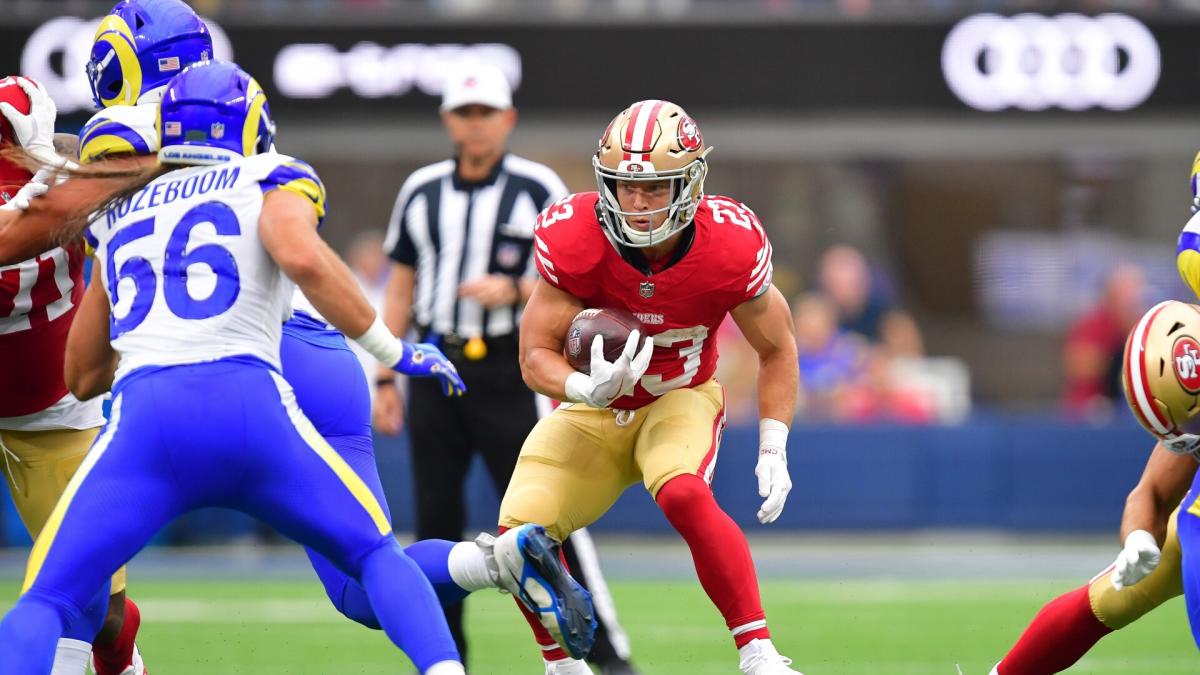 49ers' Christian McCaffrey on heavy workload: Sometimes that's just how  the games go