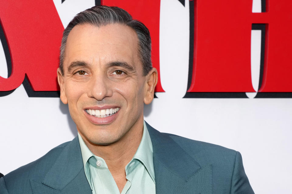 Sebastian Maniscalco attends the "About My Father" premiere at the SVA Theater on Tuesday, May 9, 2023, in New York. (Photo by Charles Sykes/Invision/AP)