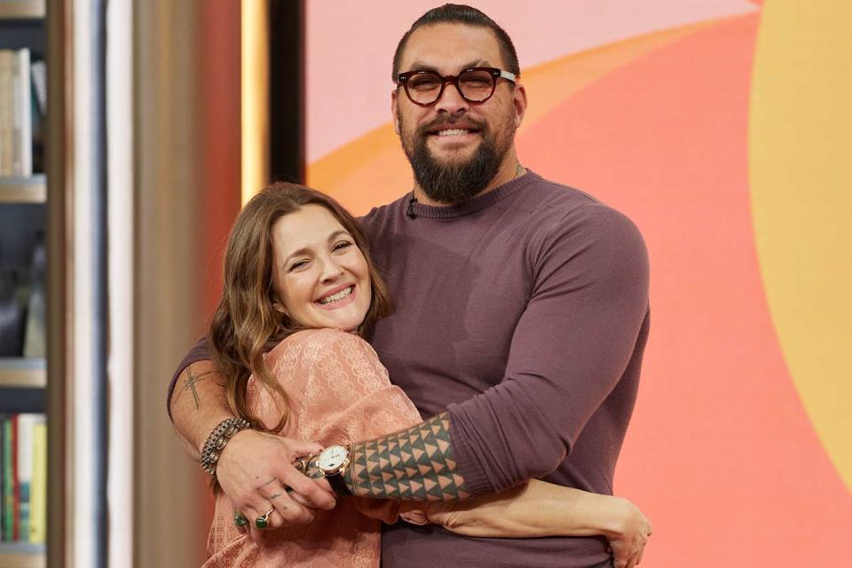 <p>The Drew Barrymore show/Ash Bean</p> Drew Barrymore and Jason Momoa