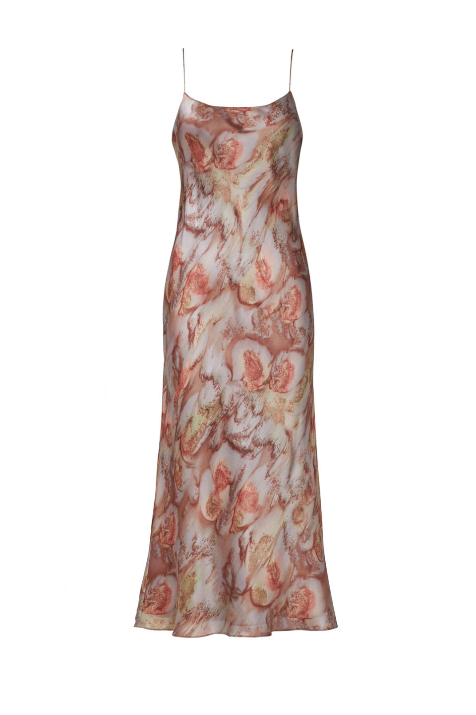 12) Watercolor Slip Dress